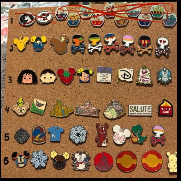 Disney Pins 5/$20 - Picture 2 of 3